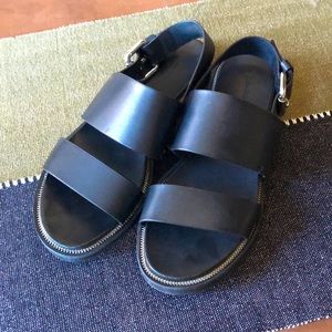 & Other Stories Black Sandals